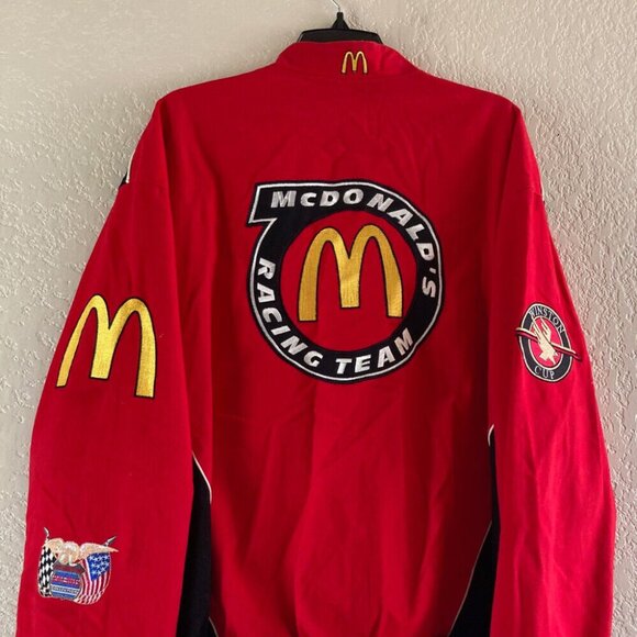 Vintage NASCAR Jeff Hamilton Racing McDonalds Bill Elliott Jacket - Picture 6 of 8